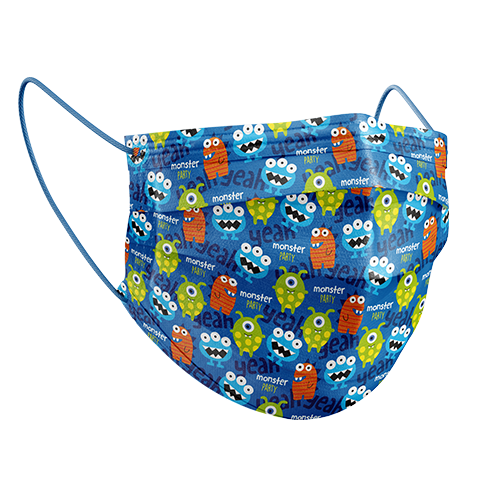 Medizer Cute Bacteria Pattern Kids Mask