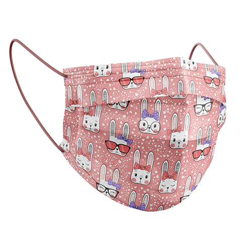 Medizer Rabbit Patterned Kids Mask