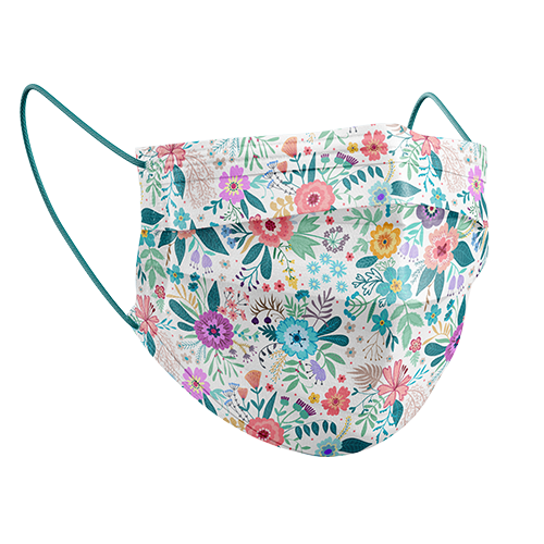 Medizer Spring Flowers Pattern Mask - DMB01